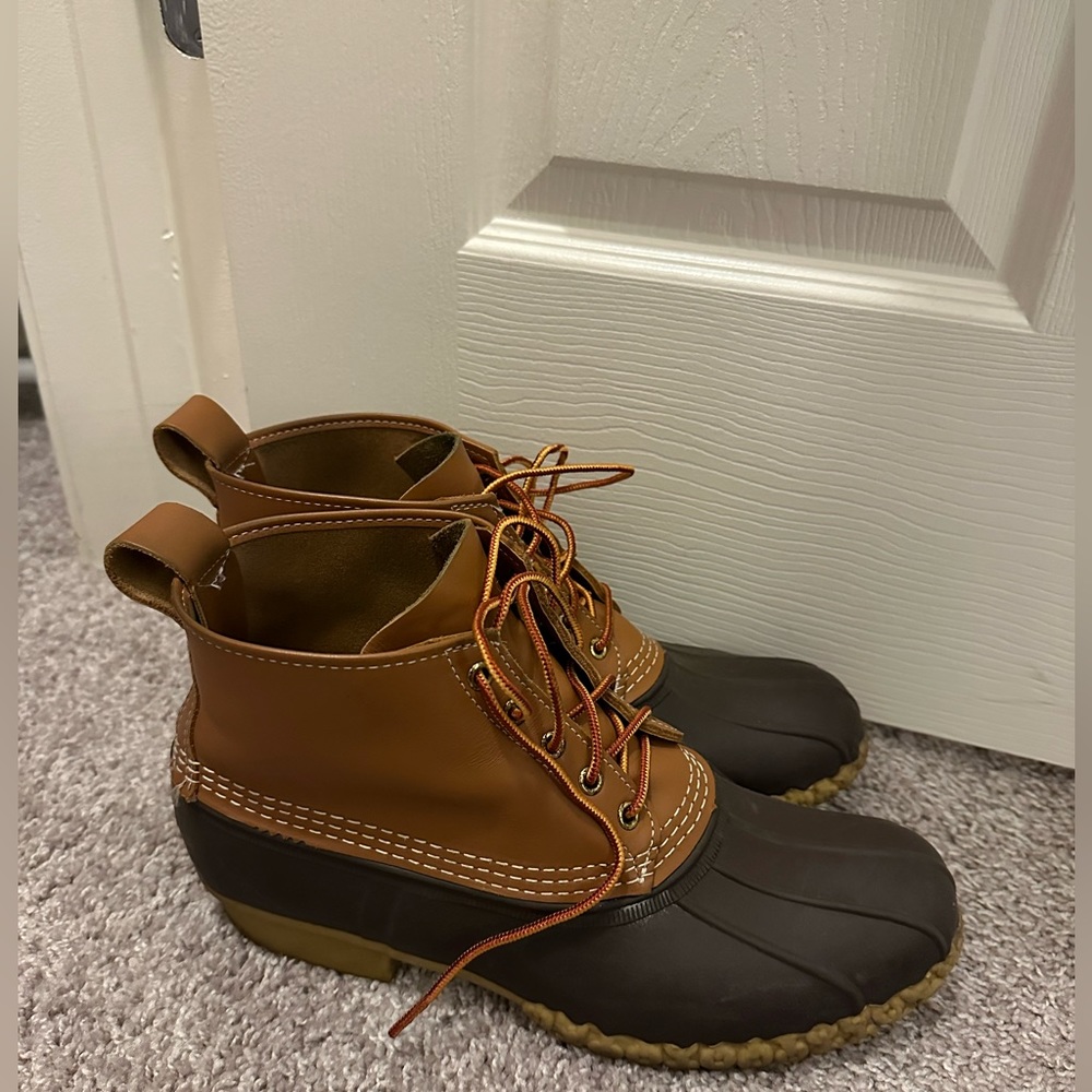 6in Bean Boots, Men's. Tan/Brown